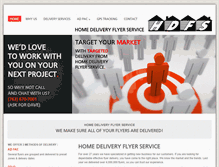 Tablet Screenshot of homedeliveryflyerservice.com